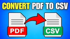 PDF to CSV