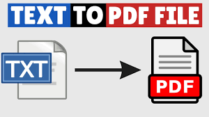 TEXT TO PDF
